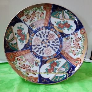 Gold Imari Caesars Palace hand Painted Charger Plate